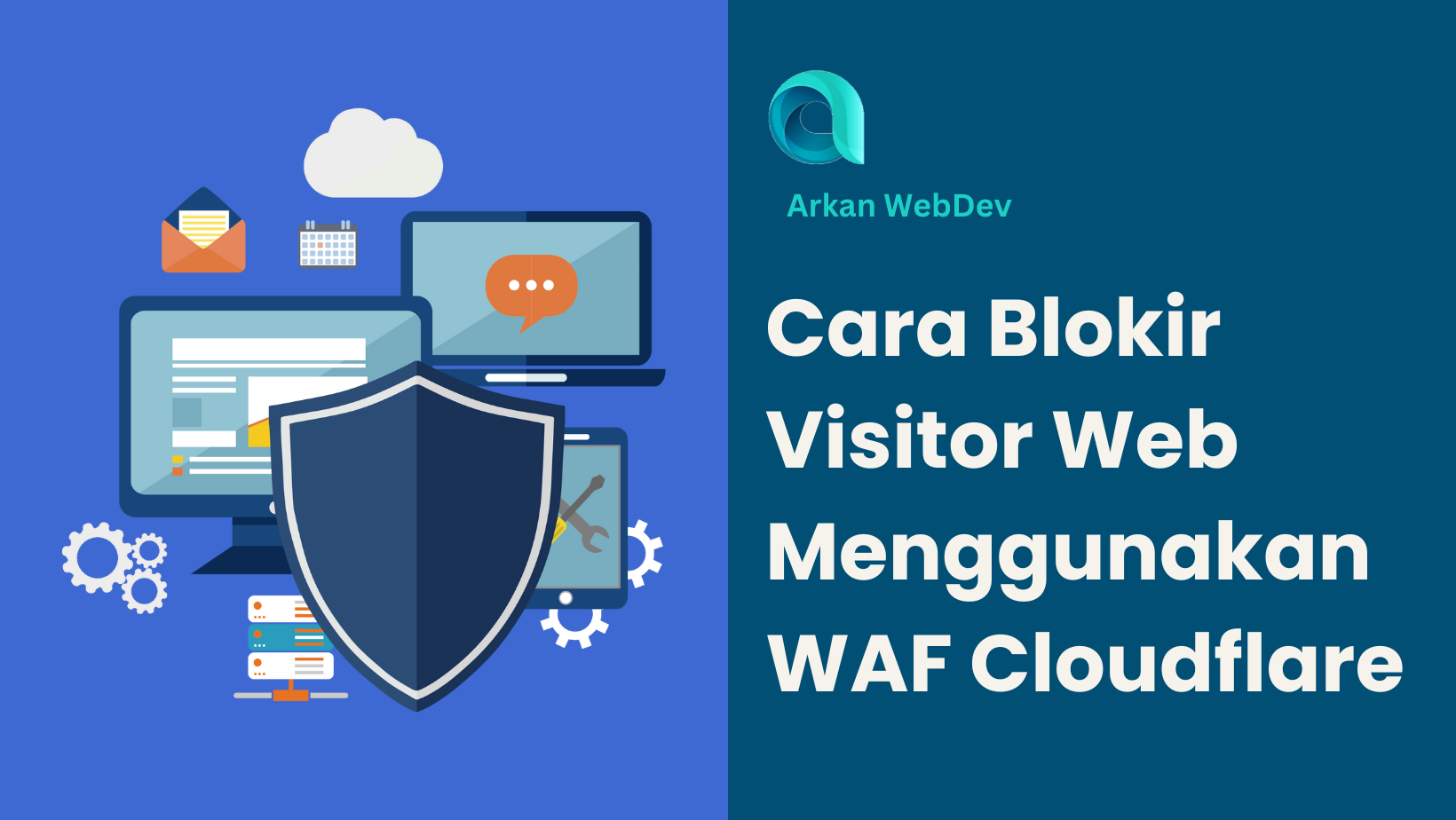 Cara Blokir Visitor Web Selain dari Indonesia Menggunakan Firewall Cloudflare